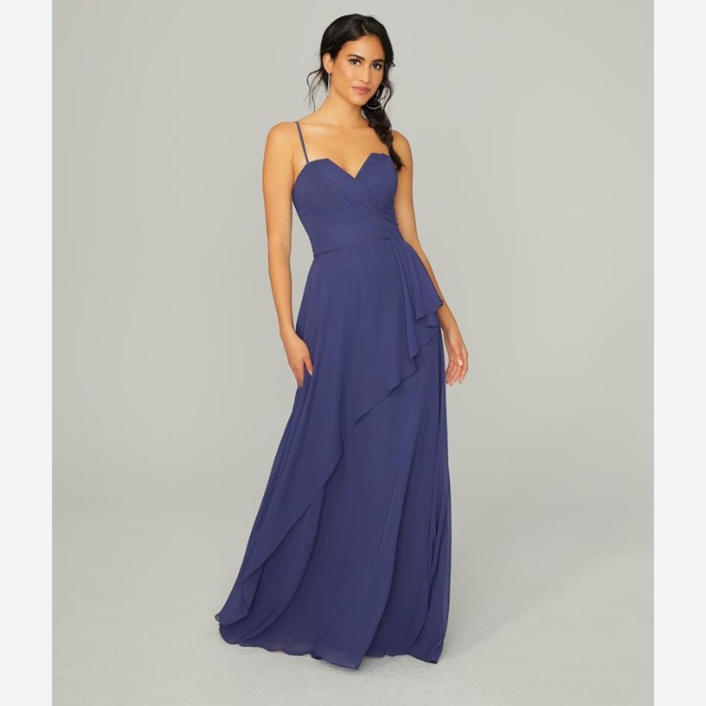 Morilee Madeline Gardner Sky Blue Strapless Bridesmaid Dress - Picture 4 of 4